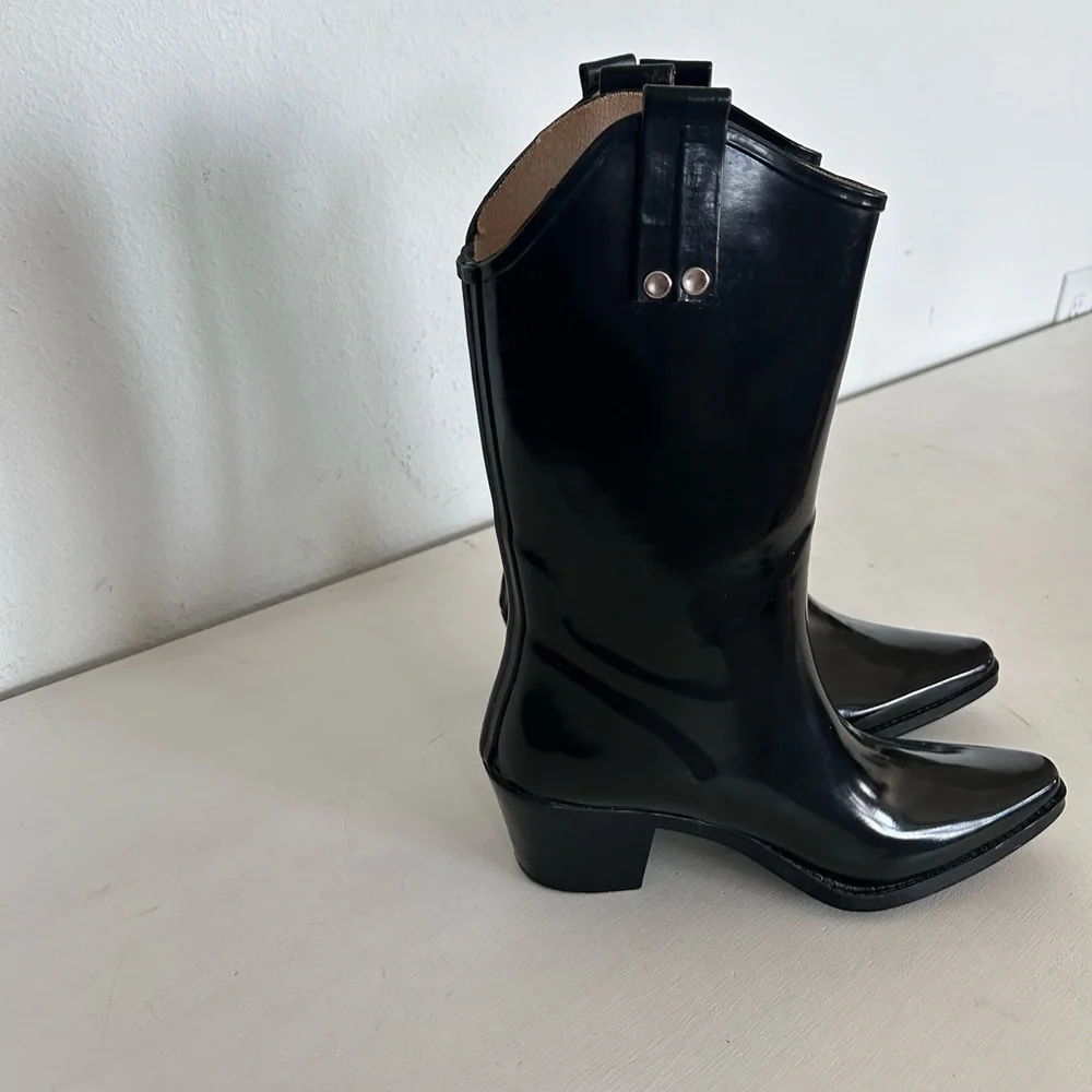 Capelli New York Shinny Cowgirl Rubber Boots